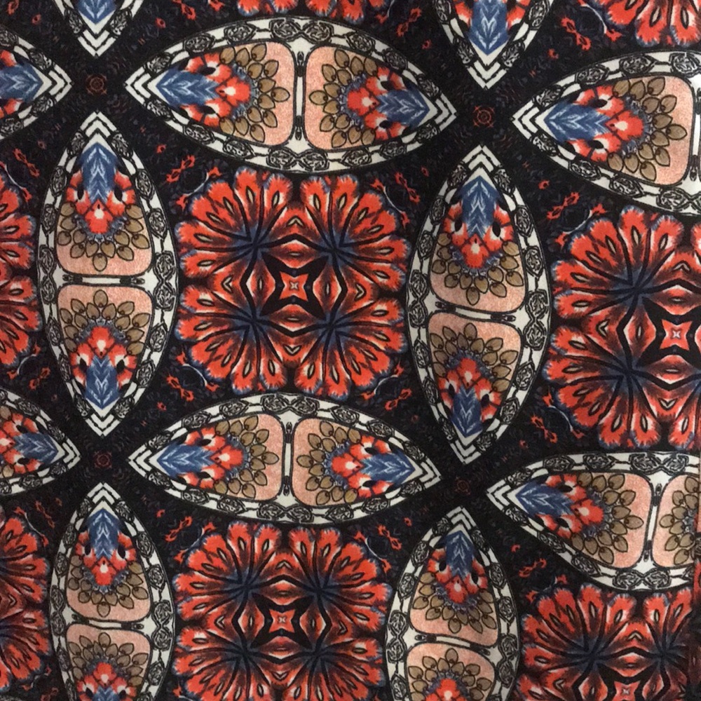 Retro Pattern Dress - Picture 4 of 4